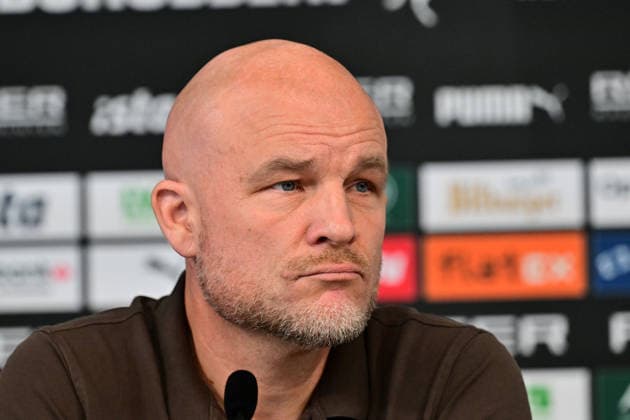 27.08.2026; Moenchengladbach; Fussball, Herren, Saison 2026 2027, Pressekonferenz Borussia Moenchengladbach vor dem Spiel bei RB Leipzig Rouven Schroeder (Head of Sports, Gladbach) DFL regulations prohibit any use of photographs as image sequences and or quasi-video. ista-Borussia-Park Nordrhein-Westfalen Deutschland *** August 27, 2026, Mönchengladbach Soccer, Men s, 2026–2027 season, Borussia Mönchengladbach press conference ahead of the match against RB Leipzig Rouven Schroeder, Head of Sports, Gladbach DFL regulations prohibit any use of photographs as image sequences and or quasi-video content at Borussia Park, North Rhine-Westphalia, Germany