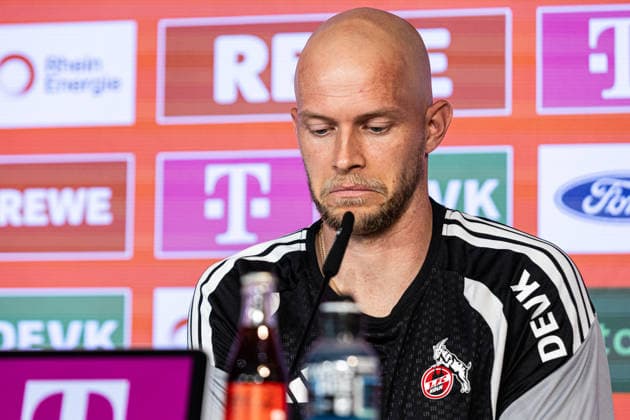 Pressekonferenz, 1.FC Köln, 27.08.2026 Rene Wagner (Cheftrainer) Pressekonferenz von 1.FC Köln vor dem Bundesligaspiel gegen TSG Hoffenheim; 27.08.2026 DFL regulations prohibit any use of photographs as image sequences and or quasi video. *** Press Conference, 1 FC Köln, August 27, 2026 Rene Wagner, Head Coach Press conference held by 1 FC Köln ahead of the Bundesliga match against TSG Hoffenheim on August 27, 2026 DFL regulations prohibit any use of photographs as image sequences and or quasi-video Copyright: xBEAUTIFULxSPORTS Buriakovx