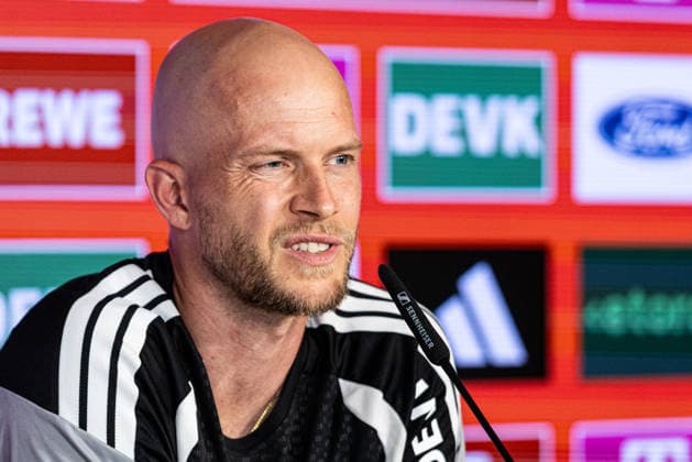 Pressekonferenz, 1.FC Köln, 27.08.2026 Rene Wagner (Cheftrainer) Pressekonferenz von 1.FC Köln vor dem Bundesligaspiel gegen TSG Hoffenheim; 27.08.2026 DFL regulations prohibit any use of photographs as image sequences and or quasi video. *** Press Conference, 1 FC Köln, August 27, 2026 Rene Wagner, Head Coach Press conference held by 1 FC Köln ahead of the Bundesliga match against TSG Hoffenheim on August 27, 2026 DFL regulations prohibit any use of photographs as image sequences and or quasi-video Copyright: xBEAUTIFULxSPORTS Buriakovx