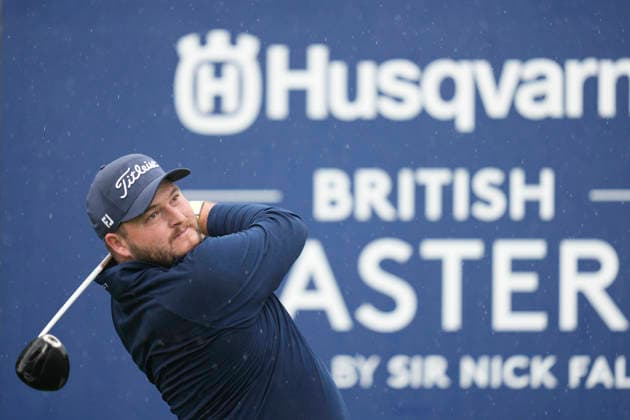 SUTTON COLDFIELD, ENGLAND - AUG 27: Zander Lombard (RSA) plays from the second tee during Round 1 at the 2026 Husqvarna British Masters at The Belfry, Sutton Coalfield on August 27, 2026 in Warwickshire, England The 2026 Husqvarna British Masters
