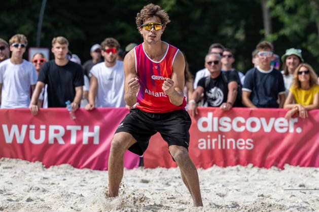RECORD DATE NOT STATED German Beach Championship - Deutsche Beachvolleyball Meisterschaft Dortmund, Germany 27.08.2026 DORTMUND, GERMANY - AUGUST 27: Lui Wüst (Player 2, Eintracht Spontent) during the German Beach Championship - Deutsche Beachvolleyball Meisterschaft at Dortmund on August 27, 2026 in Dortmund, Germany. Copyright: xBEAUTIFULxSPORTS PeterxWeberx