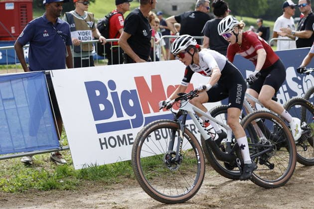 27.08.2026, Daolasa di Commezzadura, Val di Sole Bikeland, 2026 UCI MTB World Championship, WM, Weltmeisterschaft Women U23 s XCC (cross country short track) Elina Benoit 7 (SUI) Daolasa di Commezzadura Val di Sole Bikeland Trento Italy Copyright: xJustPictures.ch FrancescoxMinghettix jp-en-FrMi-_NG_1052