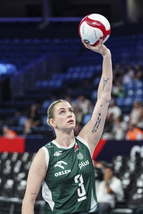 Poland v Germany - CEV EuroVolley 2026 ISTANBUL, TURKIYE - AUGUST 27: Magdalena Stysiak (3) of Poland in action during the CEV EuroVolley 2026 Women Group A match between Poland and Germany at Sinan Erdem Dome in Istanbul, Turkiye on August 27, 2026. Agit Erdi Ulukaya Anadolu Istanbul Turkey. Editorial use only. Please get in touch for any other usage.  Copyright: x2026xAnadoluxAgitxErdixUlukayax