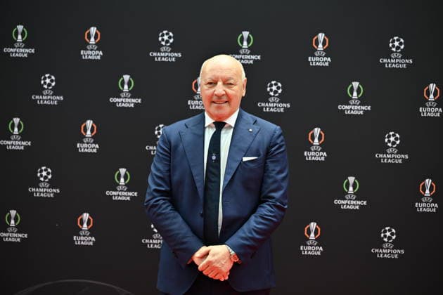 UEFA Champions League 2026 27 league phase draw in Monaco MONACO - AUGUST 27: Giuseppe Marotta, Inter Milan President and CEO is seen on the red carpet ahead of UEFA Champions League phase draw the Grimaldi Forum in Monaco on August 27, 2026. Mustafa Yalcin Anadolu Monaco Monaco. Editorial use only. Please get in touch for any other usage.  Copyright: x2026xAnadoluxMustafaxYalcinx