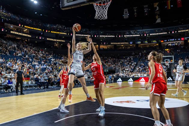 Basketball Köln 27.08.2026 Freundschaftsspiel Testspiel Deutschland (GER) - Türkei (TUR) Marie Gülich (Deutschland, No.21) Gulich