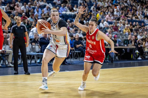 Basketball Köln 27.08.2026 Freundschaftsspiel Testspiel Deutschland (GER) - Türkei (TUR) Lina Sontag (Deutschland, No.24)