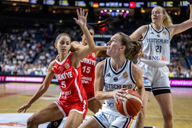 Basketball Köln 27.08.2026 Freundschaftsspiel Testspiel Deutschland (GER) - Türkei (TUR) Britta Daub (Deutschland, No.19)