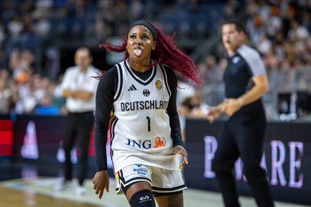 Basketball Köln 27.08.2026 Freundschaftsspiel Testspiel Deutschland (GER) - Türkei (TUR) Alexis Peterson-Smalls (Deutschland, No.01) Peterson