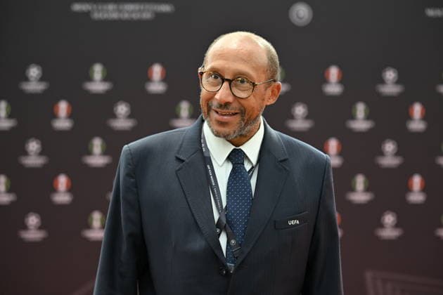 UEFA Champions League 2026-2027 League Phase Draw MONACO, MONACO - AUGUST 27: French Football Federation President Philippe Diallo prior to the draw ceremony for the league phase of the 2026-2027 UEFA Champions League football tournament at the Grimaldi Forum in Monaco on August 27, 2026. Mustafa Yalcin Anadolu Monaco Monaco. Editorial use only. Please get in touch for any other usage.  Copyright: x2026xAnadoluxMustafaxYalcinx