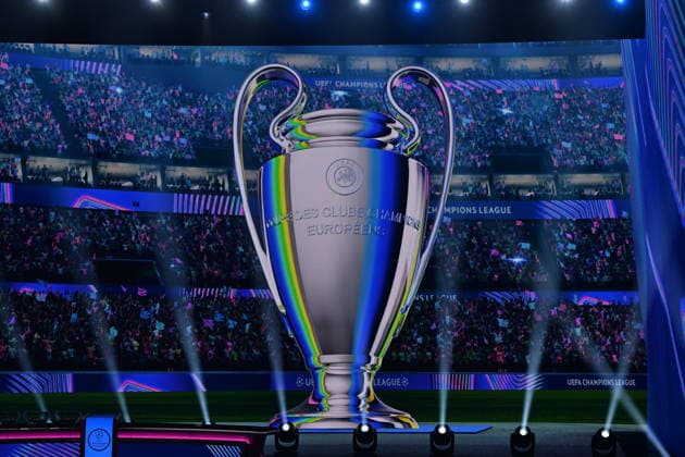 UEFA Champions League 2026-2027 League Phase Draw MONACO, MONACO - AUGUST 27: A view of the stage prior to the draw ceremony for the league phase of the 2026-2027 UEFA Champions League football tournament at the Grimaldi Forum in Monaco on August 27, 2026. Mustafa Yalcin Anadolu Monaco Monaco. Editorial use only. Please get in touch for any other usage.  Copyright: x2026xAnadoluxMustafaxYalcinx