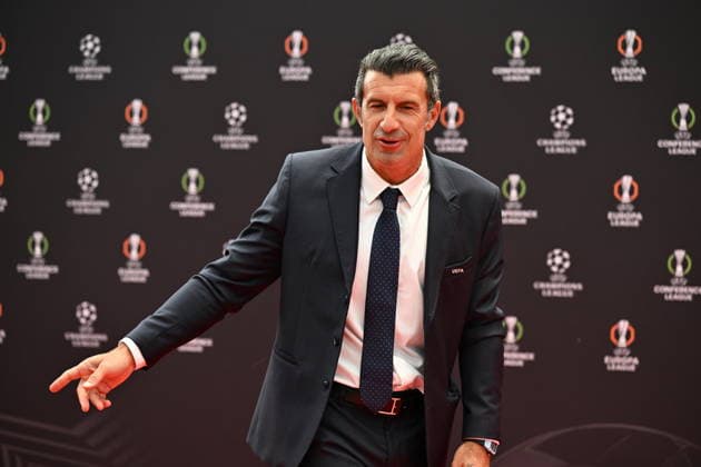 UEFA Champions League 2026 27 league phase draw in Monaco MONACO, MONACO - AUGUST 27: Luis Figo attends the UEFA Champions League 2026 27 League Phase Draw at Grimaldi Forum on August 27, 2026 in Monaco, Monaco. Mustafa Yalcin Anadolu Monaco Monaco. Editorial use only. Please get in touch for any other usage.  Copyright: x2026xAnadoluxMustafaxYalcinx