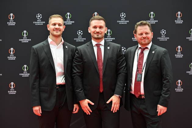 UEFA Champions League 2026 27 league phase draw in Monaco MONACO, MONACO - AUGUST 27: Representatives of Lask are seen on red carpet ahead of the UEFA Champions League 2026 27 League Phase Draw at Grimaldi Forum on August 27, 2026 in Monaco, Monaco. Mustafa Yalcin Anadolu Monaco Monaco. Editorial use only. Please get in touch for any other usage.  Copyright: x2026xAnadoluxMustafaxYalcinx