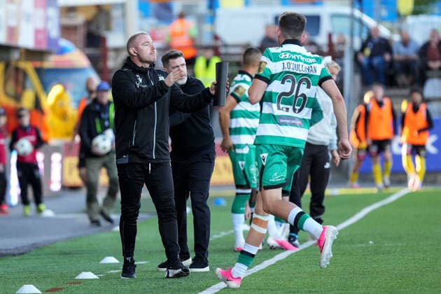 UEFA Europa Conference League Play-off Second Leg, VÄRE Areena, Kuopio, Finland 27 8 2026 KuPS vs Shamrock Rovers Shamrock Rovers assistant coach Glenn Cronin Glenn Cronin 27 8 2026  Copyright: xx PM106738