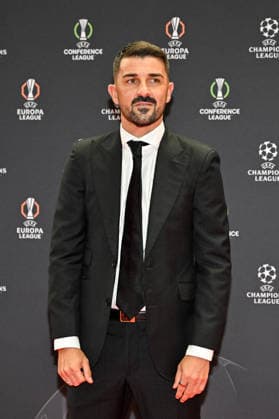 David Villa au photocall du tirage au sort de la phase de ligue de l’édition 2026-2027 de la Ligue des champions au Grimaldi Forum de Monaco, le 27 août 2026. Bruno Bebert Bestimage Photocallt ahead of the draw at Grimaldi Forum on August 27, 2026 in Monaco. Monaco Monaco  Copyright: xBrunoxBebertx xBestimagexBrunoxBebertx xBestimagex