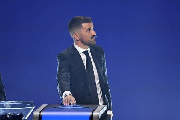 UEFA Champions League 2026 27 league phase draw in Monaco MONACO - AUGUST 27: David Villa is seen during the draw ceremony for the league phase of the 2026-2027 UEFA Champions League football tournament at the Grimaldi Forum in the Principality of Monaco on August 27, 2026. Mustafa Yalcin Anadolu Monaco Monaco. Editorial use only. Please get in touch for any other usage. Copyright: x2026xAnadoluxMustafaxYalcinx