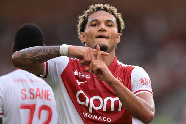 AS Monaco v Gornik Zabre - UEFA Conference League - Season 2026-2027 Monaco, Monaco, 27th August 2026. Paris Brunner of AS Monaco celebrates after scoring to give the side a 1-0 lead during the AS Monaco vs Gornik Zabre UEFA Conference League match at Stade Louis II, Monaco. Picture credit should read: Jonathan Moscrop Monaco Stade Louis II Monaco