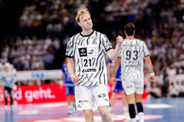 Kiel, 27. August 2026 - Handball, 1. Bundesliga 2026 27, THW Kiel - TBV Lemgo Lippe: Eric Johansson (THW Kiel, 21)