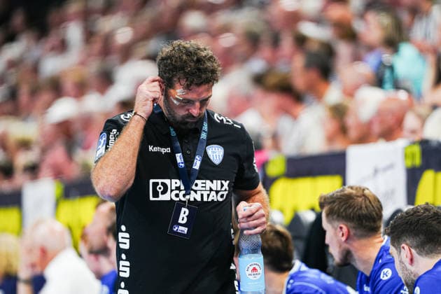 Florian Kehrmann (TBV Lemgo-Lippe, Trainer) GER, THW Kiel vs. TBV Lemgo-Lippe, Handball, 1. Bundesliga, Spieltag 1, Saison 2026 2027, 27.08.2026 GER, THW Kiel vs. TBV Lemgo-Lippe, Handball, 1. Bundesliga, Spieltag 1, Saison 2026 2027, 27.08.2026 Kiel Copyright: xEibner-Pressefoto MarcelxvonxFehrnx EP_MFN