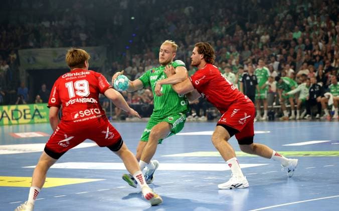 RECORD DATE NOT STATED Handball, 1. Handball-Bundesliga, Füchse Berlin - MT Melsungen (27.08.2026, Max-Schmeling-Halle, Berlin): Abwehr - 25, Matthes Langhoff Handball, 1. Handball-Bundesliga, Füchse Berlin - MT Melsungen (27.08.2026, Max-Schmeling-Halle, Berlin): Abwehr - 25, Matthes Langhoff Copyright: xBEAUTIFULxSPORTS E.Schneiderx