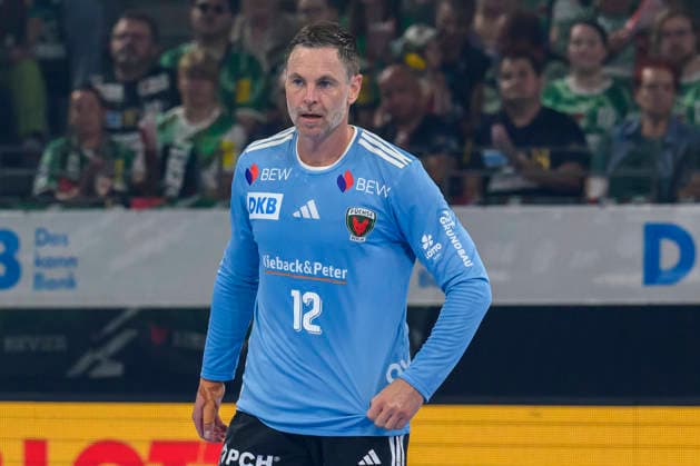 im Bild v.l.: Andreas Palicka (Fuechse Berlin, 12), GER, Berlin, Handball, Fuechse Berlin vs MT Melsungen, in der Max-Schmeling-Halle, 27.08.2026, Copyright: HMBxMedia UwexKoch