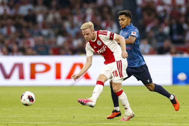 AMSTERDAM , 27-08-2026 , JohanCruijff ArenA , season 2026 2027 , UEFA Conference League play-off football . Match between Ajax and FC Sion, Picture shows Ajax player Davy Klaassen Ajax - Sion  x206095438x Copyright:
