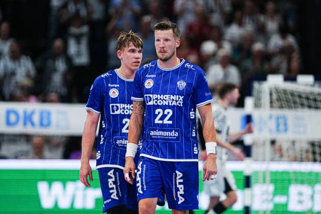 TBV Lemgo-Lippe enttaeuscht enttaeuschung nach Niederlage GER, THW Kiel vs. TBV Lemgo-Lippe, Handball, 1. Bundesliga, Spieltag 1, Saison 2026 2027, 27.08.2026 GER, THW Kiel vs. TBV Lemgo-Lippe, Handball, 1. Bundesliga, Spieltag 1, Saison 2026 2027, 27.08.2026 Kiel Copyright: xEibner-Pressefoto MarcelxvonxFehrnx EP_MFN