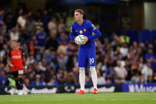 Carabao Cup round 2 Chelsea v Luton Town Cole Palmer of Chelsea before kick off during the Carabao Cup round 2 match Chelsea vs Luton Town at Stamford Bridge, London, United Kingdom on 27 August 2026 (Photo by Harvey Murphy News Images) Copyright: xHarveyxMurphy NewsxImagesx
