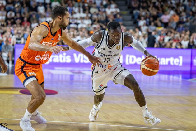 Basketball Köln 27.08.2026 WM Qualifikation Deutschland (GER) - Niederlande (NED) Dennis Schröder Schroeder (Deutschland, No.17) Schröder Schroder