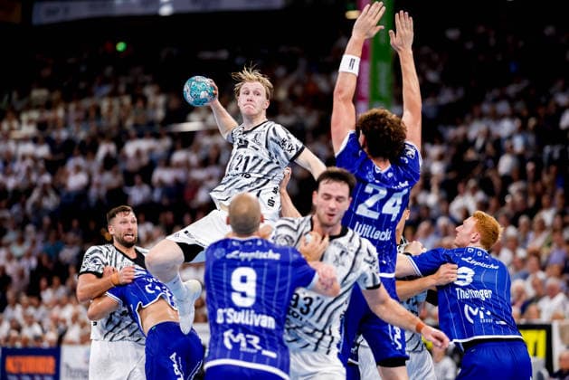Kiel, 27. August 2026 - Handball, 1. Bundesliga 2026 27, THW Kiel - TBV Lemgo Lippe: Eric Johansson (THW Kiel, 21)