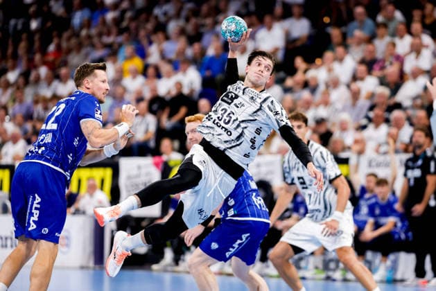 Kiel, 27. August 2026 - Handball, 1. Bundesliga 2026 27, THW Kiel - TBV Lemgo Lippe: Domen Makuc (THW Kiel, 35)