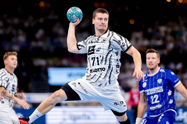 Kiel, 27. August 2026 - Handball, 1. Bundesliga 2026 27, THW Kiel - TBV Lemgo Lippe: Elias Ellefsen a Skipagotu (THW Kiel, 71)