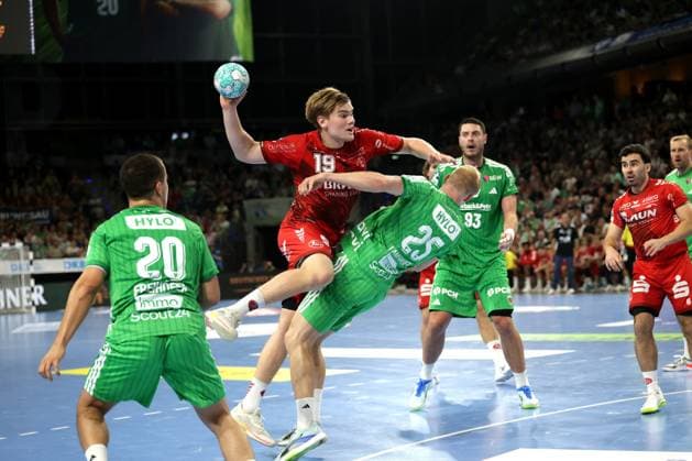 RECORD DATE NOT STATED Handball, 1. Handball-Bundesliga, Füchse Berlin - MT Melsungen (27.08.2026, Max-Schmeling-Halle, Berlin): Wurf aufs Tor - 19, Reynir Stefansson Handball, 1. Handball-Bundesliga, Füchse Berlin - MT Melsungen (27.08.2026, Max-Schmeling-Halle, Berlin): Wurf aufs Tor - 19, Reynir Stefansson Copyright: xBEAUTIFULxSPORTS E.Schneiderx