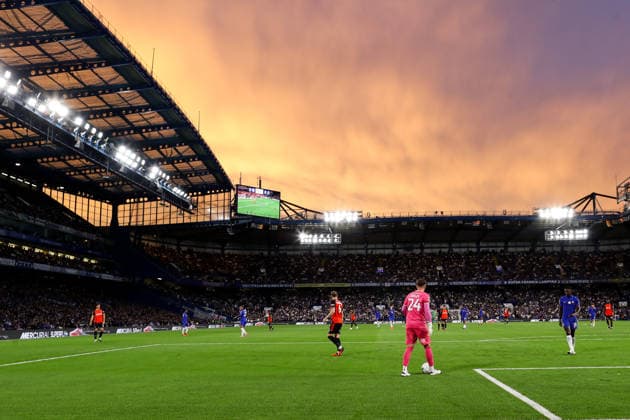 Chelsea v Luton Town 27 August 2026, London - Carabao Cup Second Round - Chelsea v Luton Town - A general view of play within Stamford Bridge - Photo: Jacques Feeney Offside. London UK Copyright: xJacquesxFeeneyx xOffsidexOffside