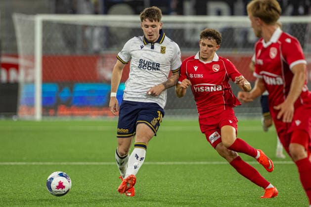Patrik Walemark (10) seen during UEFA Europa League 26 27 4th qualifying round 2ed leg match between teams of FC Thun and Lech Poznan (Benjamin Faes Ball Raw Images) Thun Stockhorn Arena Switzerland Copyright: xBenjaminxFaesx BenjaminFaes_FCTvLPO-21