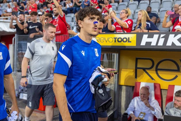 Pablo Rodriguez (21) seen during UEFA Europa League 26 27 4th qualifying round 2ed leg match between teams of FC Thun and Lech Poznan (Benjamin Faes Ball Raw Images) Thun Stockhorn Arena Switzerland Copyright: xBenjaminxFaesx BenjaminFaes_FCTvLPO-07