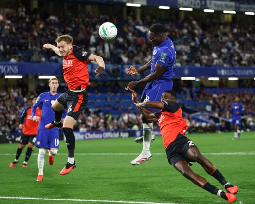 Chelsea v Luton Town, Carabao Cup GOAL 1-0 Danny Welbeck scores Chelsea™s first goal, header, during the Chelsea v Luton Town Carabao Cup 2nd Round match at Stamford Bridge, London, England on 27 August 2026 Credit: Ian Stephen Every Second Media Editorial use only. All images are copyright Every Second Media Limited. No images may be reproduced without prior permission. All rights reserved. Premier League and Football League images are subject to licensing agreements with Football DataCo Limited. see https: www.football-dataco.com Copyright: xIMAGO EveryxSecondxMediax ESM-2121-0012 IanxStephenx xEveryxSecondxMediax