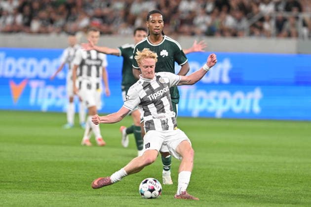 Football Conference League second leg of 4th qualifying round match: FC Hradec Kralove vs Panathinaikos Athens in Hradec Kralove, Czech Republic, August 27, 2026. From Tom Sloncik of Hradec Kralove. (CTKxPhoto JosefxVostarek) CTKPhotoP2026082708025  CTKPhotoP2026082708025