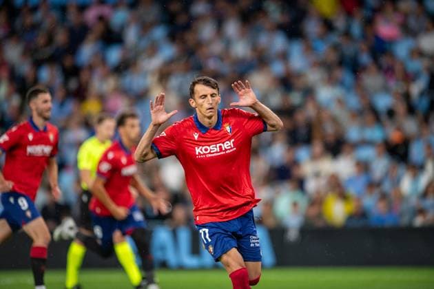 ESP : RC Celta v CA Osasuna LaLiga EA Sports Ante Budimir SCORE SECOND GOAL during LaLiga EA Sports between RC Celta v CA Osasuna on August 27, 2026 , played at ABANCA Balaidos Stadium , Spain Copyright: xLuisxLorenzox