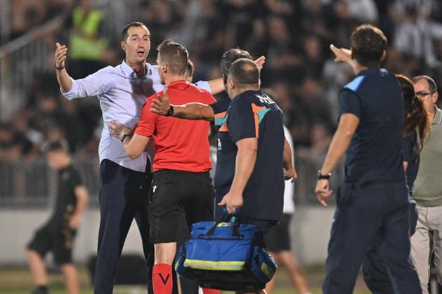 PARTIZAN vs GETAFE RADOSAV PETROVIC team manager football Partizan vs Gefafe UEFA Conference League qualifications match at Partizan stadium, Belgrade 27.08.2026 Foto: FOOTBALL, UEFA CONFERENCE LEAGUE QUALIFICATIONS, PARTIZAN, GETAFE Belgrade Partizan stadium Serbia Copyright: xMarkoxMetlas xMNxPressx