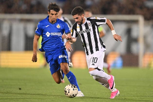 PARTIZAN vs GETAFE IGOR MILADINOVIC football Partizan vs Gefafe UEFA Conference League qualifications match at Partizan stadium, Belgrade 27.08.2026 Foto: FOOTBALL, UEFA CONFERENCE LEAGUE QUALIFICATIONS, PARTIZAN, GETAFE Belgrade Partizan stadium Serbia Copyright: xMarkoxMetlas xMNxPressx
