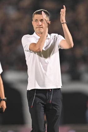 PARTIZAN vs GETAFE SASA ILIC coach football Partizan vs Gefafe UEFA Conference League qualifications match at Partizan stadium, Belgrade 27.08.2026 Foto: FOOTBALL, UEFA CONFERENCE LEAGUE QUALIFICATIONS, PARTIZAN, GETAFE Belgrade Partizan stadium Serbia Copyright: xMarkoxMetlas xMNxPressx