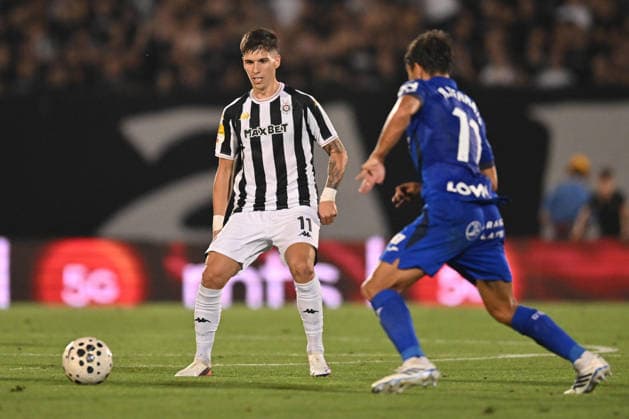 PARTIZAN vs GETAFE MILAN VUKOTIC football Partizan vs Gefafe UEFA Conference League qualifications match at Partizan stadium, Belgrade 27.08.2026 Foto: FOOTBALL, UEFA CONFERENCE LEAGUE QUALIFICATIONS, PARTIZAN, GETAFE Belgrade Partizan stadium Serbia Copyright: xMarkoxMetlas xMNxPressx