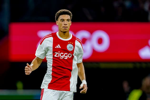 AMSTERDAM AFC Ajax Amsterdam defender Aaron Bouwman during the UEFA Conference League at the Johan Cruijff ArenA on 27 August 2026 in Amsterdam, the Netherlands. (Photo by DeFodi Images) -