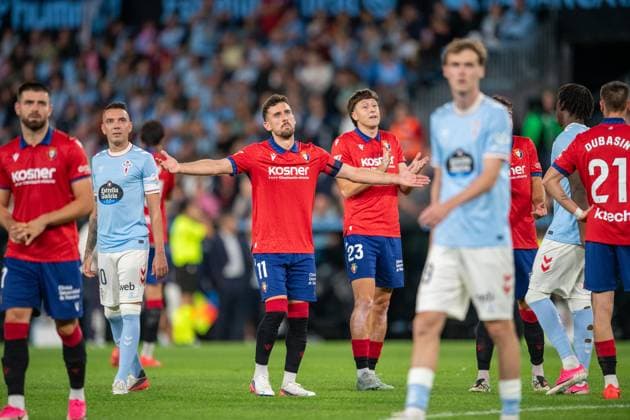 ESP: LaLiga EA Sports RC Celta Vigo v Club Atletico Osasuna Kike Barja of Osasuna during LaLiga EA Sports match between RC Celta Vigo v CA Osasuna played at Abanca Balaidos Stadium, Vigo, Pontevedra, on August 27 2026 in Spain Spain Soccer Copyright: xAgenciaxLOFx