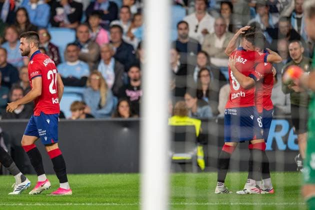 ESP: LaLiga EA Sports RC Celta Vigo v Club Atletico Osasuna Kike Barja of Osasuna scores goal and celebrates during LaLiga EA Sports match between RC Celta Vigo v CA Osasuna played at Abanca Balaidos Stadium, Vigo, Pontevedra, on August 27 2026 in Spain Spain Soccer Copyright: xAgenciaxLOFx