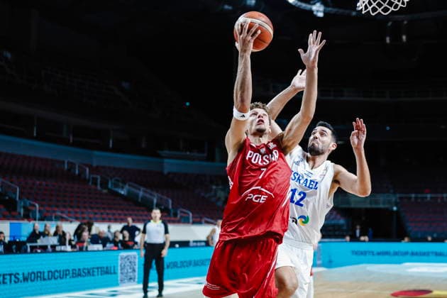 Ryga 27.08.2026 KOSZYKOWKA KOSZKADRA REPREZENTACJA POLSKI MECZ IZRAEL - POLSKA ELIMINACJE MISTRZOSTW SWIATA 2027 - - - MEN BASKETBALL POLISH national team, Nationalteam WORLD CUP SERIES QUALIFIERS GAME ISRAEL - POLAND NZ Igor Milicic junior , Rafael Menco , FOT. WOJCIECH FIGURSKI 058SPORT.PL NEWSPIX.PL --- newspix.pl  FOT. WOJCIECH FIGURSKI 058SPOR