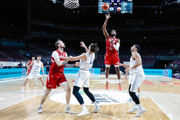 Ryga 27.08.2026 KOSZYKOWKA KOSZKADRA REPREZENTACJA POLSKI MECZ IZRAEL - POLSKA ELIMINACJE MISTRZOSTW SWIATA 2027 - - - MEN BASKETBALL POLISH national team, Nationalteam WORLD CUP SERIES QUALIFIERS GAME ISRAEL - POLAND NZ Jordan Loyd , FOT. WOJCIECH FIGURSKI 058SPORT.PL NEWSPIX.PL --- newspix.pl  FOT. WOJCIECH FIGURSKI 058SPOR