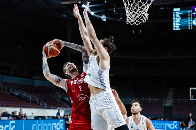 Ryga 27.08.2026 KOSZYKOWKA KOSZKADRA REPREZENTACJA POLSKI MECZ IZRAEL - POLSKA ELIMINACJE MISTRZOSTW SWIATA 2027 - - - MEN BASKETBALL POLISH national team, Nationalteam WORLD CUP SERIES QUALIFIERS GAME ISRAEL - POLAND NZ Aleksander Balcerowski , FOT. WOJCIECH FIGURSKI 058SPORT.PL NEWSPIX.PL --- newspix.pl  FOT. WOJCIECH FIGURSKI 058SPOR