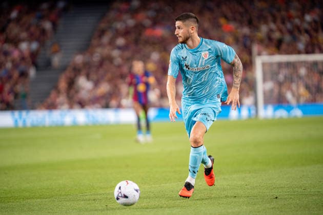 ESP: LaLiga EA Sports FC Barcelona, Barca v Athletic Bilbao Peio Canales of Athletic during LaLiga EA Sports between FC Barcelona v Athletic Bilbao played at Spotify Camp Nou Stadium in Barcelona on August 27, 2026 in Spain Spain Futbol Copyright: xAgenciaxLOFx