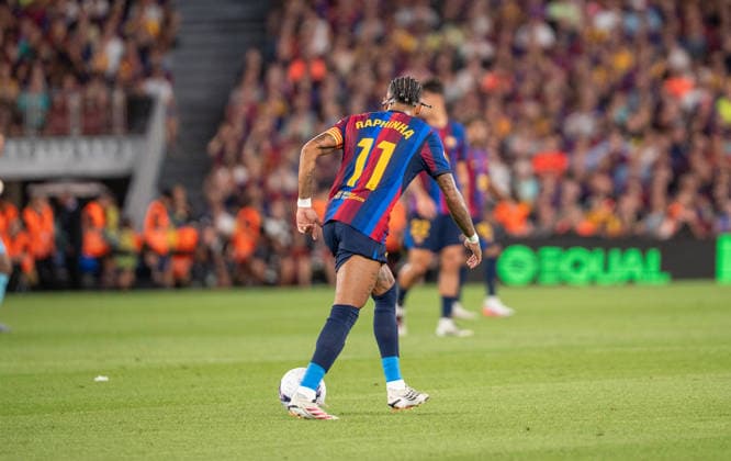 ESP: LaLiga EA Sports FC Barcelona, Barca v Athletic Bilbao Raphinha of FC Barcelona during LaLiga EA Sports between FC Barcelona v Athletic Bilbao played at Spotify Camp Nou Stadium in Barcelona on August 27, 2026 in Spain Spain Futbol Copyright: xAgenciaxLOFx